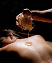 Massage Aceite aroma espalda