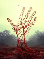 «Red tree» By Nagy Norbert Concept artist - illustrator ( freelancer ) From Cluj - Napoca, Romania